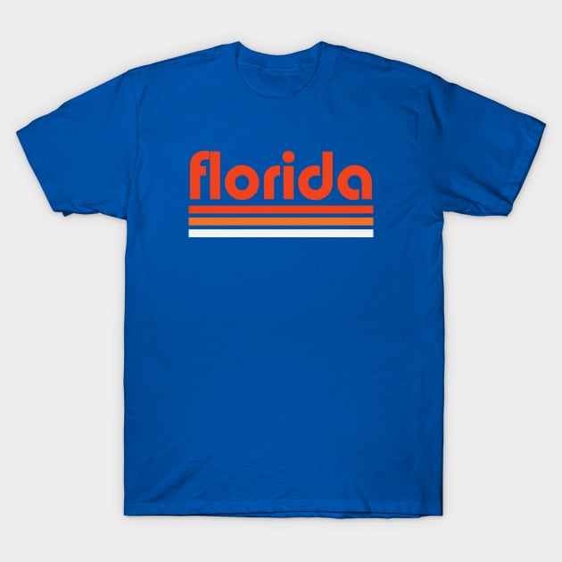 Retro Florida Stripes T-Shirt by Now Boarding